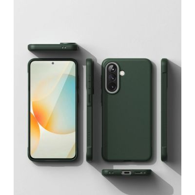 4. Etui Ringke Onyx na Samsung Galaxy A57 5G - zielone