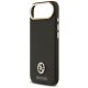 6. Etui Guess Grained Strass Logo MagSafe na iPhone Air - czarne