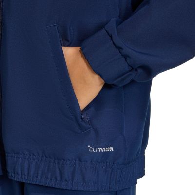 7. Bluza dla dzieci adidas Entrada 26 Presentation granatowa JZ6615