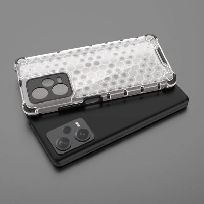 10. Honeycomb etui do Xiaomi Redmi Note 12 Pro+ pancerny hybrydowy pokrowiec czarne