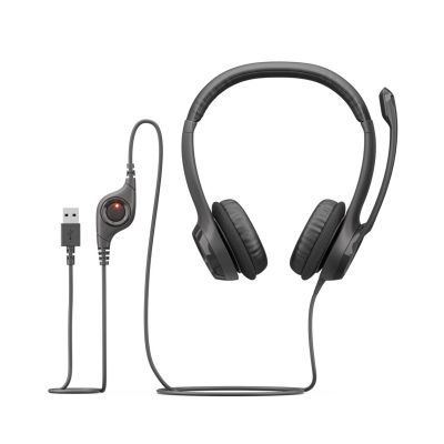 2. Słuchawki Logitech H390 981-000406 (kolor czarny)