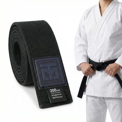 Czarny pas do Taekwondo Fighter 4.5cm | MOOTO