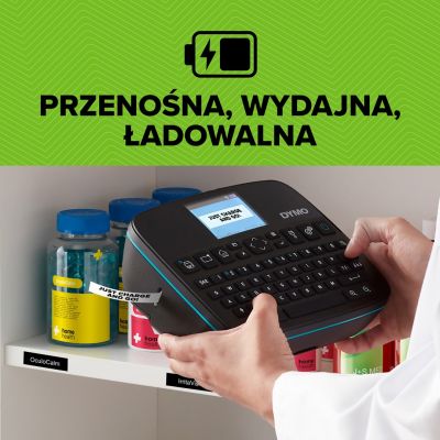 13. DYMO LabelManager 640CB 6/9/12/19/24mm D1 Taśma Qwerty