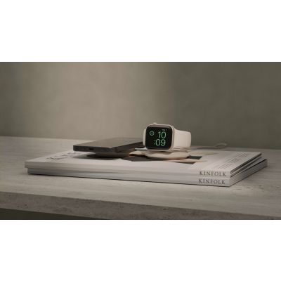 4. Bezprzewodowa ładowarka podróżna Qi2 15W do dwóch urządzeń kompatybilna z MagSafe (sandstone)
