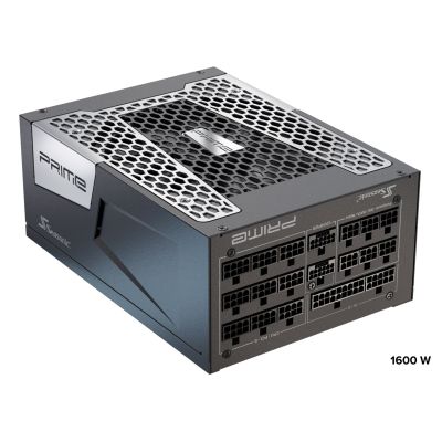 7. Seasonic ATX3-PRIME-PX-1600 moduł zasilaczy 1600 W 20+4 pin ATX ATX Czarny