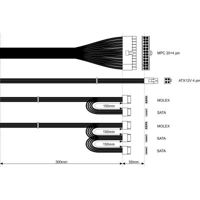 5. Zasilacz Akyga AK-B1-420 (420 W; Pasywne; 120 mm)