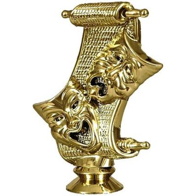 Figurka plastikowa teatr - maska dramatyczna - F1050/G  F145/G