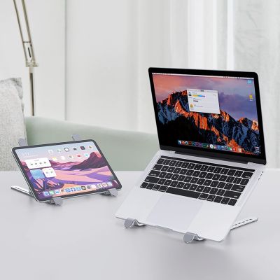 10. Podstawka pod laptopa Orico PFB-A21 11-17" regulowana składana - srebrna