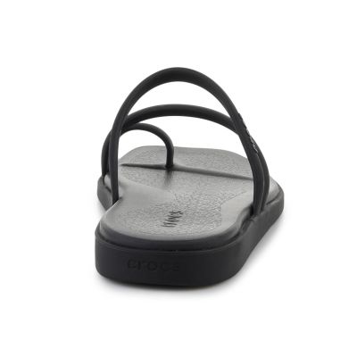 5. CROCS MIAMI TOE LOOP SANDAL W BLACK 209862-001