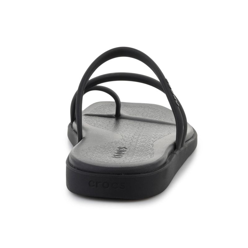 5. CROCS MIAMI TOE LOOP SANDAL W BLACK 209862-001