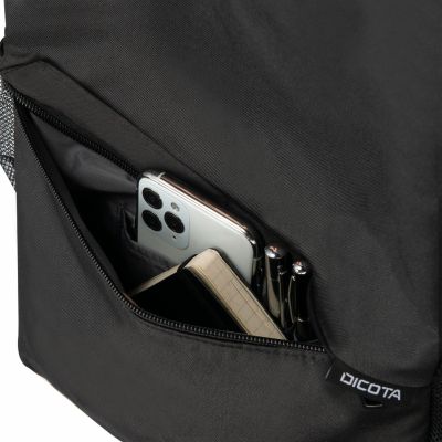 5. DICOTA D32086-RPET Plecak na notebooka z amortyzacją ONE 15-17.3" Poliester, PET Czarny
