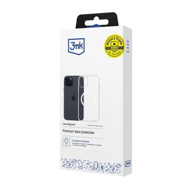 5. Etui 3mk Clear MagCase na Apple iPhone 15 Plus - przezroczyste