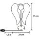 4. ANIOŁ DEKORACYJNY SKRZYDŁA DREWNIANY 106 LED INFINITY 37CM USB LUCA