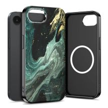 Etui Tech-Protect Lamano MagSafe na iPhone 16e / 17e - czarno-zielone