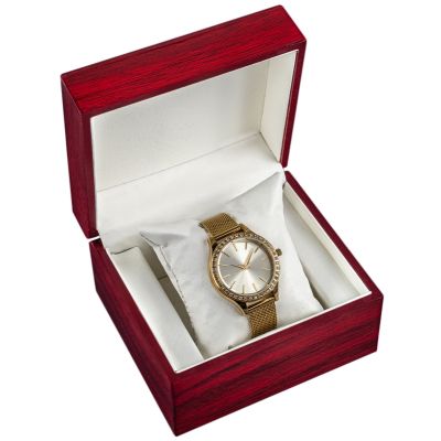 3. Pudełko na zegarek drewniane machoń PDR-1