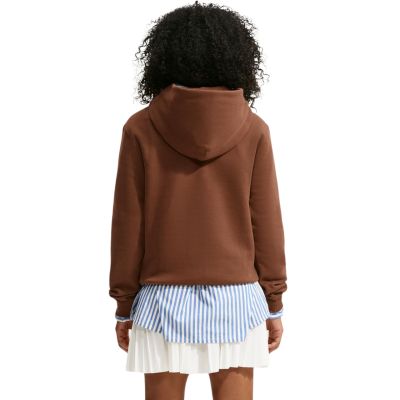 2. Bluza damska Nike Studio Fleece Medium Weight jasny brąz IM8100 259