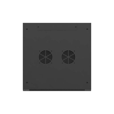 15. LANBERG SZAFA INSTALACYJNA RACK WISZĄCA 19" 4U 600X600 CZARNA DRZWI METALOWE (FLAT PACK)