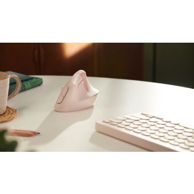 17. Mysz Logitech Lift Vertical Pink