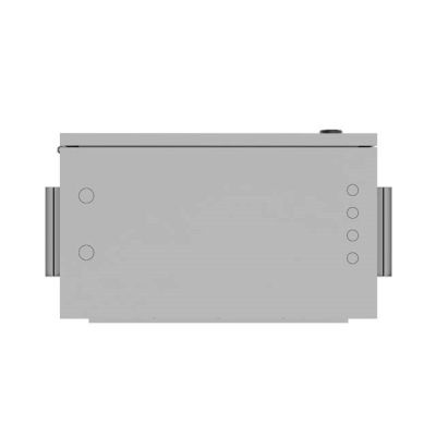 18. Lanberg WAH1-4250-00S szafa Rack wisząca 10" hermetyczna IP55 do montażu na ścianie/słupie 420x300x500 szara (złożona)