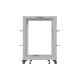 2. Szafa rack LANBERG 19" 15U 600x600-1100 OR01-6115-S regulowana szara