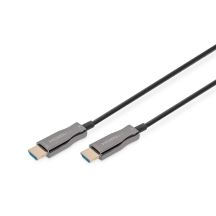 Kabel połączeniowy hybrydowy HDMI 2.0 Premium HighSpeed Ethernet 4K60Hz UHD HDMI A/HDMI A M/M 30m