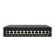 5. Digitus Panel krosowy desktop 12x RJ45, LSA poziom, kat.6A, ekranowany, czarny, prowadnica kabli