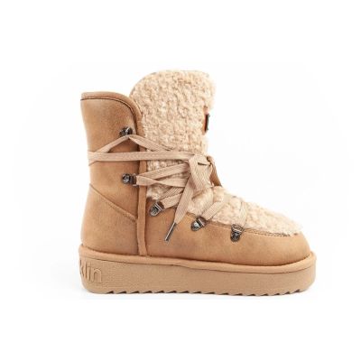 5. D.Franklin buty śniegowce dziecięce zimowe modne futerko ocieplane