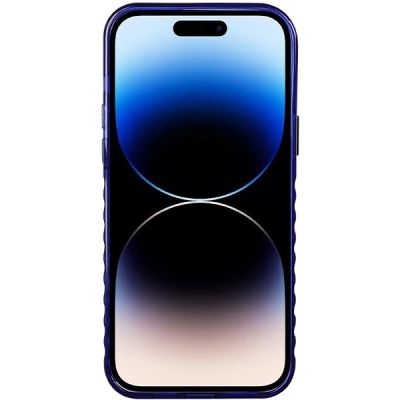 4. Etui Audi IML Big Logo MagSafe na iPhone 14 Pro Max - niebieskie