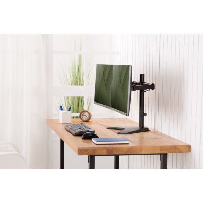 32. DIGITUS STOJAK BIURKOWY PODWÓJNY 2XLCD MAX. 32" MAX. 2X 8KG UCHYL.-OBROT QUICK-RELEASE DA-90401