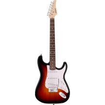 Arrow Tonecaster ST 111 Tobacco Burst Rosewood/White - Gitara elektryczna