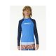 Lycra RIP CURL Shock Upf L/S-Boy niebieski
