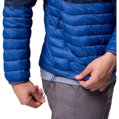 4. Columbia Powder Pass Hooded Jacket 2134131433 Niebieskie L