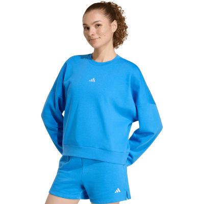 Bluza damska adidas Essentials Small Logo Feelcozy niebieska KC5280