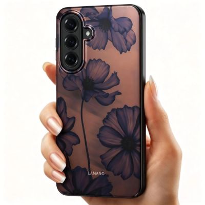 3. Etui Tech-Protect Lamano MagSafe na Samsung Galaxy A57 5G - brązowo-fioletowe