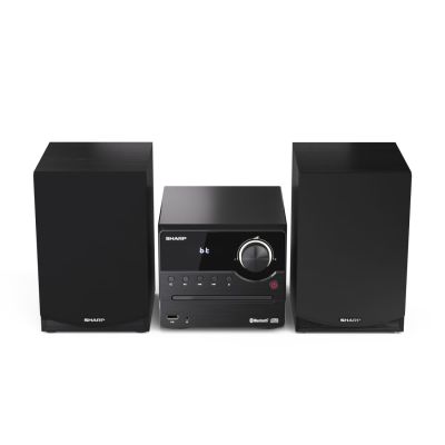 Sharp XL-B512(BK) Mikrosystem Hi-Fi, CD/FM/USB/Bluetooth v5.0, 45W, czarny Sharp | Mikrosystem Hi-Fi | XL-B512(BK) | Gniazdo USB | Wejście AUX | Łączność Bluetooth | Odtwarzacz CD | Czarny | Radio FM | Połączenie bezprzewodowe