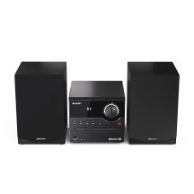 Sharp XL-B512(BK) Mikrosystem Hi-Fi, CD/FM/USB/Bluetooth v5.0, 45W, czarny Sharp | Mikrosystem Hi-Fi | XL-B512(BK) | Gniazdo USB | Wejście AUX | Łączność Bluetooth | Odtwarzacz CD | Czarny | Radio FM | Połączenie bezprzewodowe