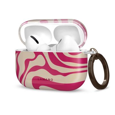 Etui Tech-Protect Lamano na AirPods Pro 3 - różowo-beżowe
