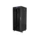 5. LANBERG SZAFA STOJĄCA RACK 19" 27U 600X600 DRZWI SZKLANE LCD CZARNA FF01-6627-12BL (FLAT PACK)