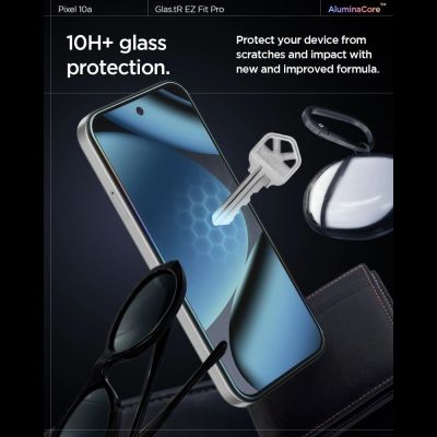 7. Szkło hartowane Spigen Glas.tR EZ Fit Pro 2-Pack na Google Pixel 10A