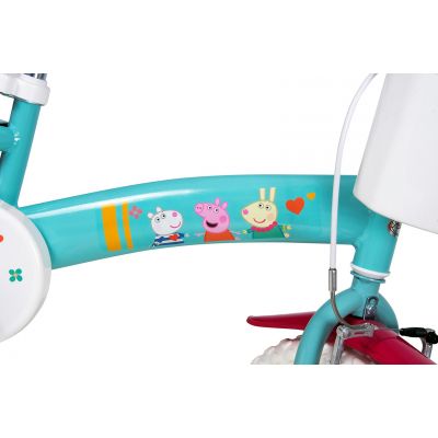 5. Rower dziecięcy 12" Świnka Peppa zielony 1198