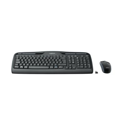 2. Zestaw klawiatura + mysz membranowa Logitech 920-03999 (USB 2.0; (DE); kolor czarny; optyczna)