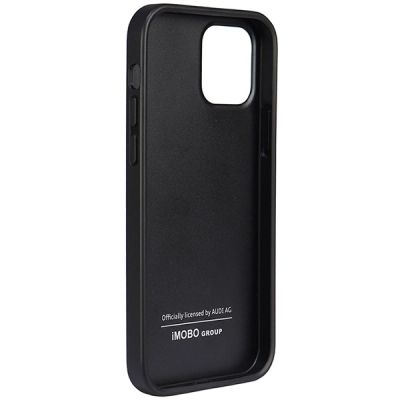 5. Etui Audi Synthetic Leather na iPhone 12 / iPhone 12 Pro - czarne