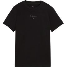 Koszulka dla dzieci Puma Ess Script Tee czarna 692542 01