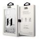 8. Etui Karl Lagerfeld Liquid Glitter Big KL na iPhone 14 - srebrne