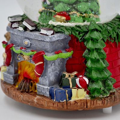 4. KULA ŚNIEŻNA LED Z MUZYKĄ 8 MELODII 16,5X13X12CM CHOINKA