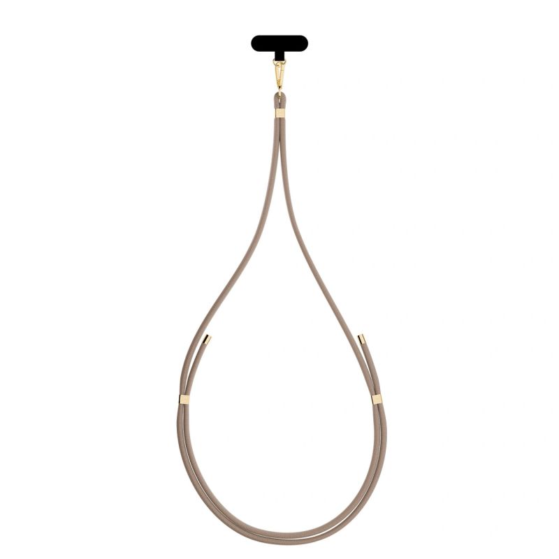 2. Smycz do smartfona 3mk EasyClip Elite - beżowa