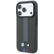 2. Etui BMW M Quadrille Kevlar Tricolor Print Lines MagSafe na iPhone 18 Pro Max / 17 Pro Max - ciemnoszare