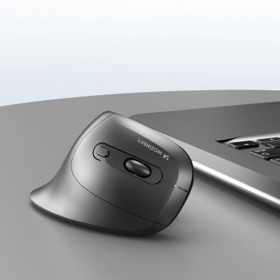 9. Mysz bezprzewodowa Wozinsky WWM-1076 pionowa ergonomiczna 3600 DPI - czarna