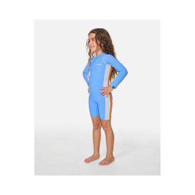 2. Kostium dziewczęcy RIP CURL Sun Revival Springsuit-Girl niebieski