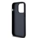 7. Etui DKNY Leather Checkered Mono Pattern & Printed Stripes na iPhone 14 Pro - czarne